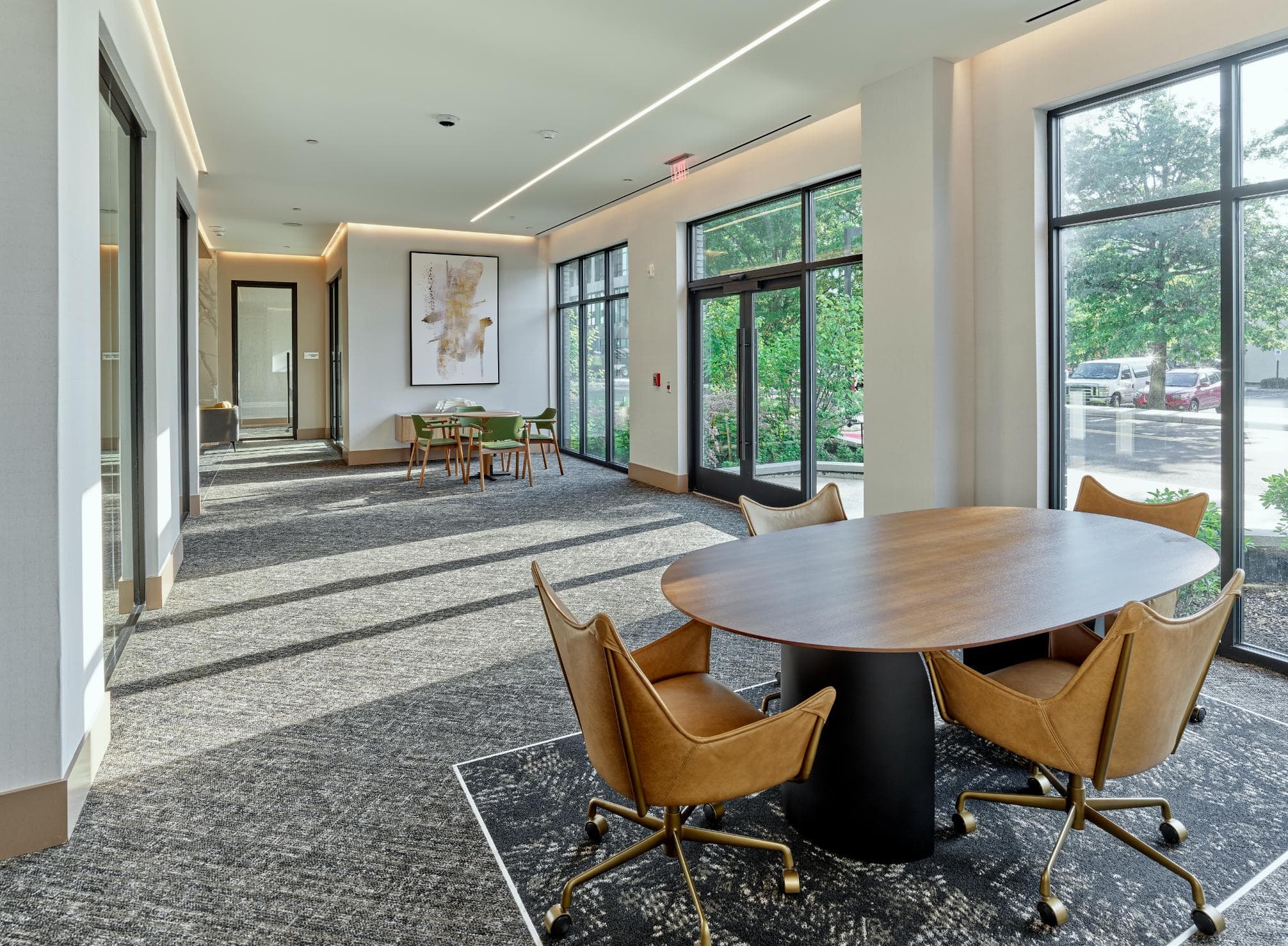 Private resident business center in Vermella Paramus, luxury apartments in Bergen County, NJ.